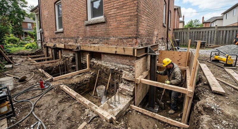 Structural Underpinning in Arlington, VA